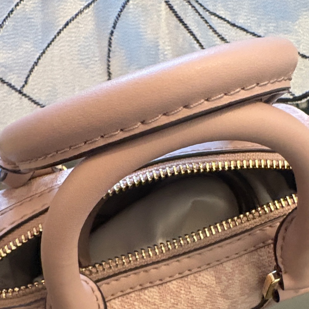 Michael Kors Blush Mini Bag with Gold Accents - Picture 6 of 9